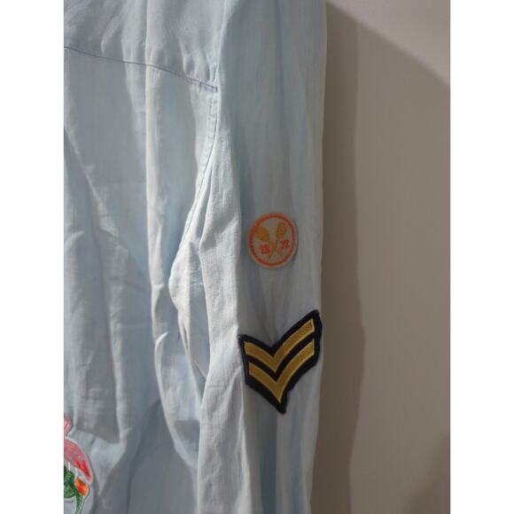 RAILS Carter Chambray Patch Button Down Shirt - Picture 7 of 10